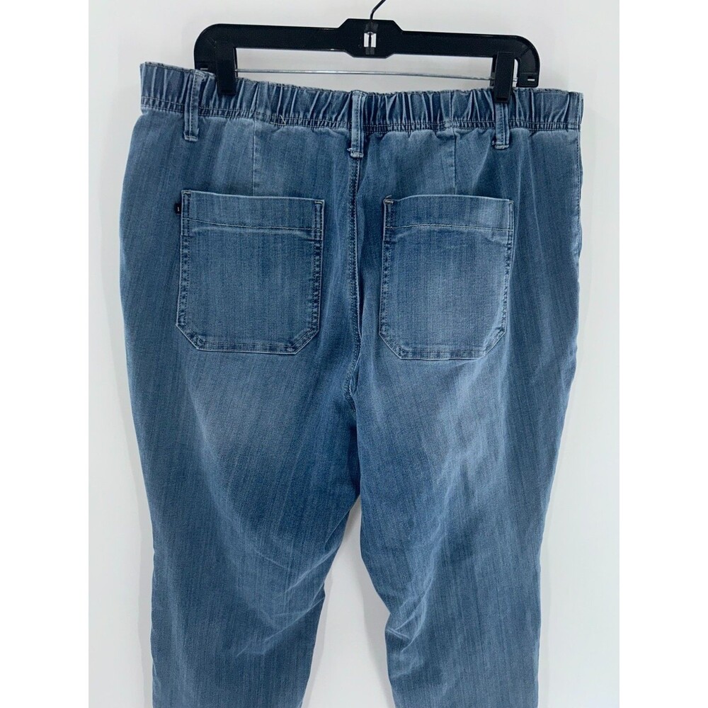 Women's Judy Blue High Rise Drawstring Denim Joggers Size 18W - Picture 6 of 7